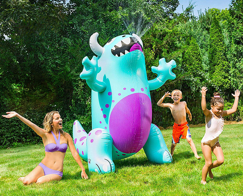 Massive Inflatable Monster Yard Sprinkler