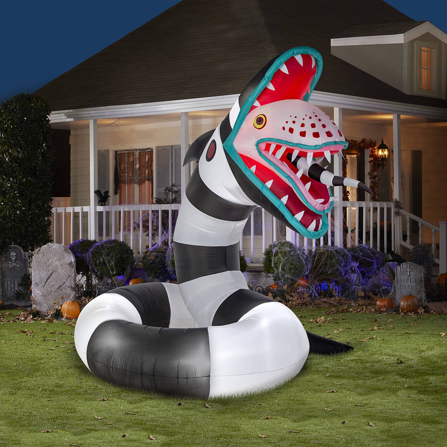 Massive Inflatable Sandworm from Beetlejuice