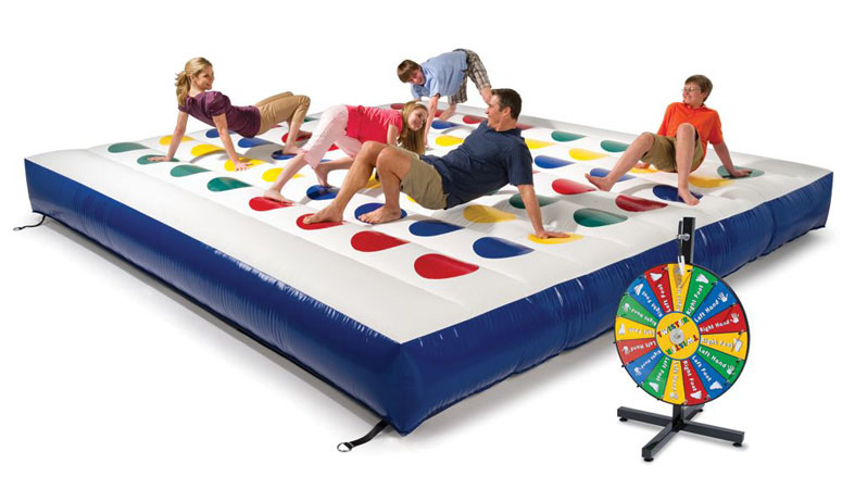 Massive Inflatable Twister Game