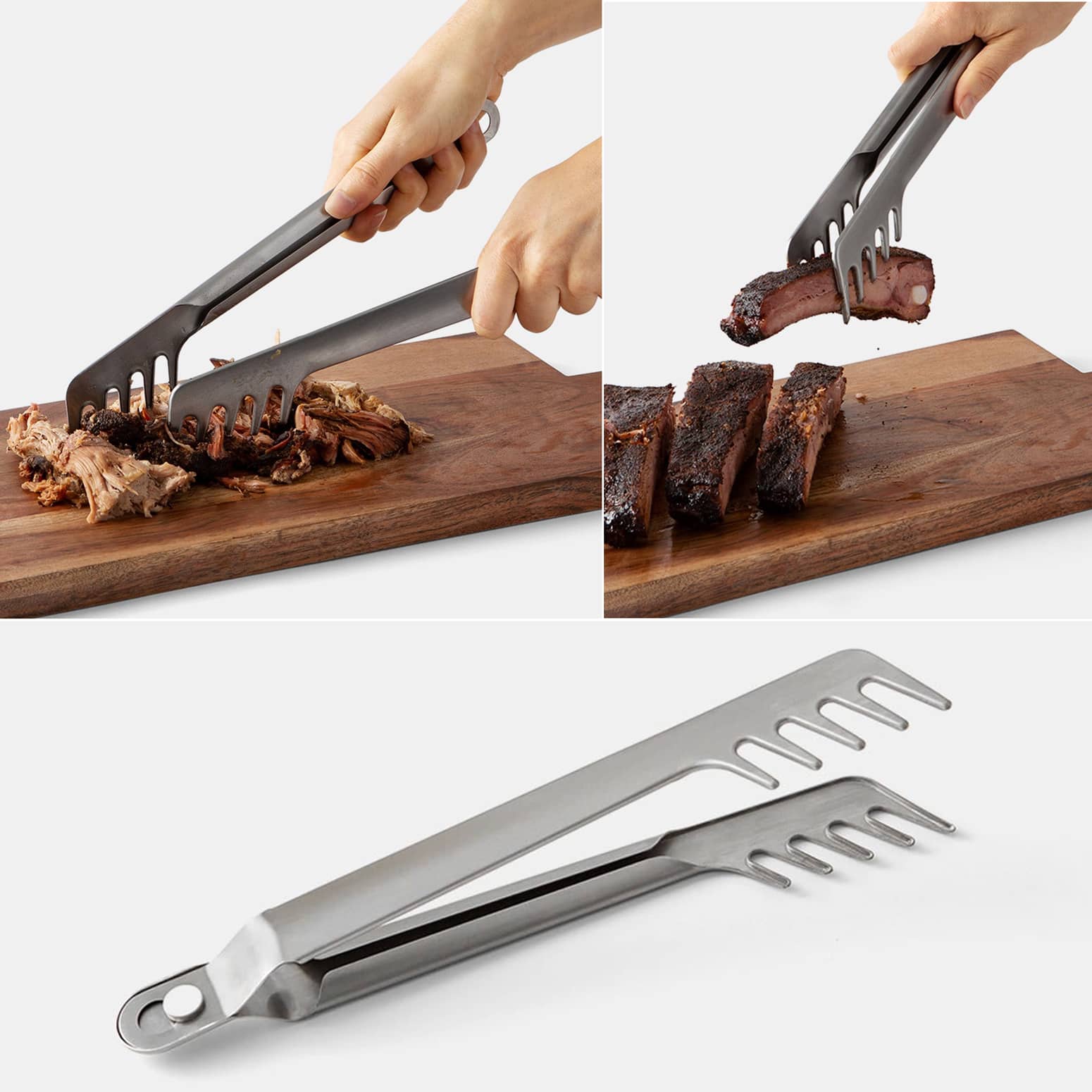 Meat Shredding Tongs - Shred and Serve