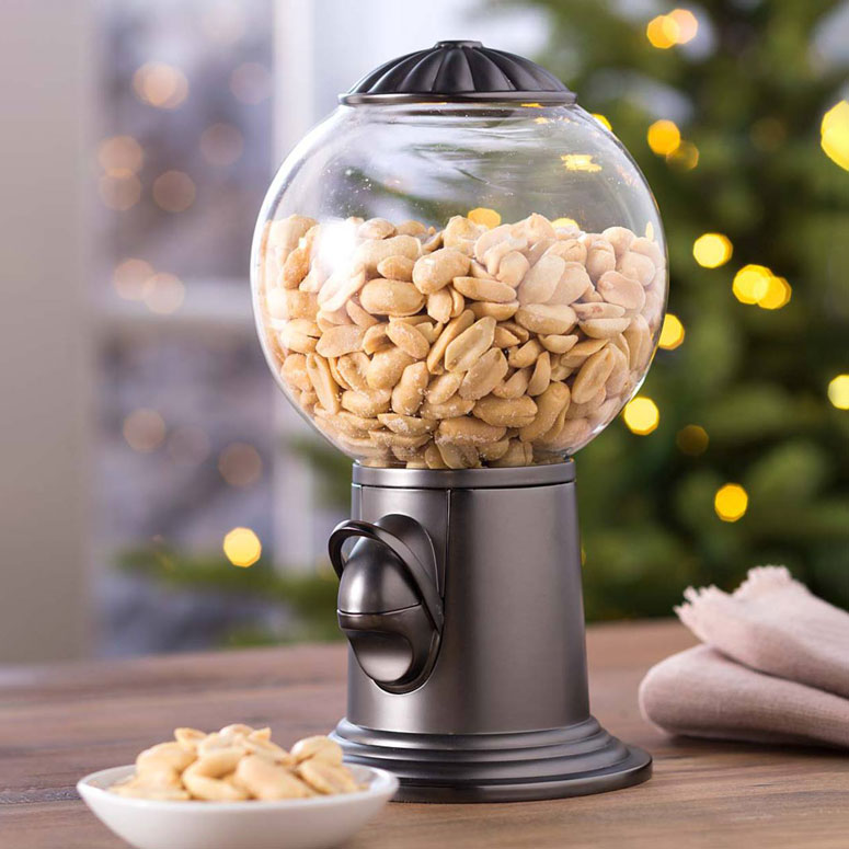 Metal and Glass Snack Dispenser