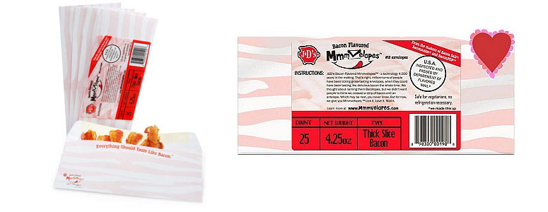 Mmmmvelopes - Bacon Flavored Envelopes