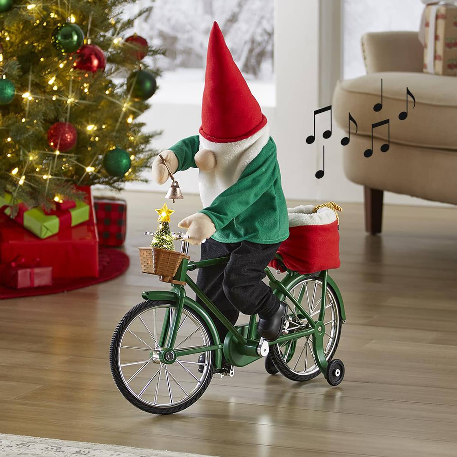 Musical Animatronic Bike-Riding Gnome