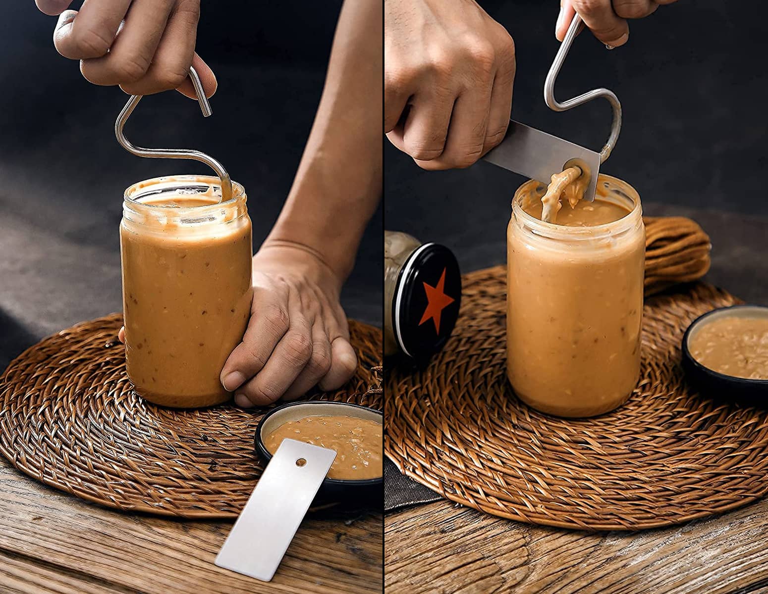 Natural Peanut Butter Stirrer