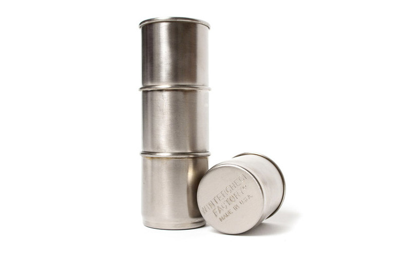 Nesting Steel Shot Glasses