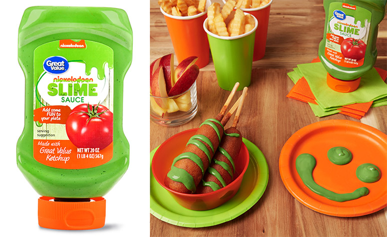 Nickelodeon Green Slime Sauce Ketchup