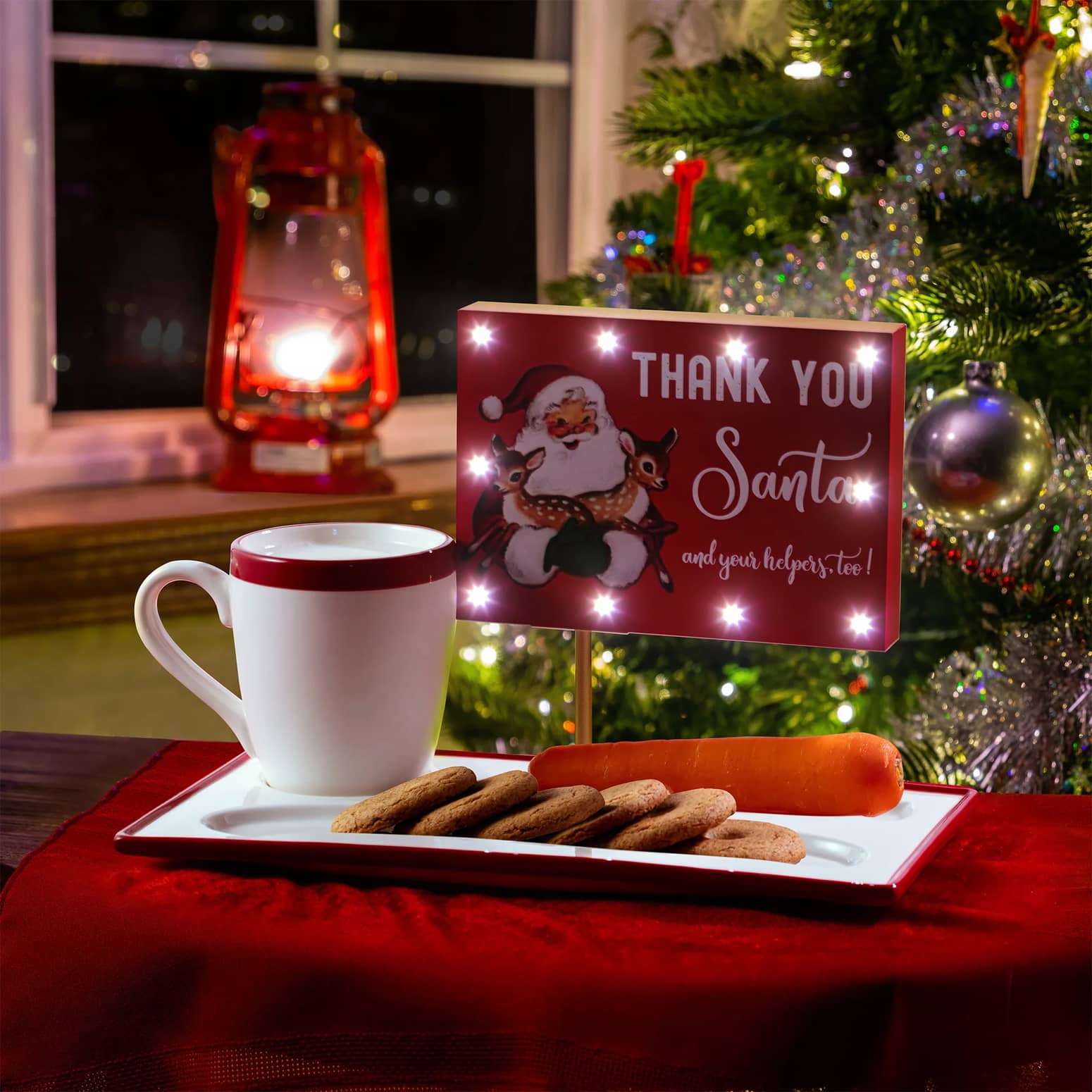 Christmas Festive Ice Cube Tray Set / Festive Red and Green