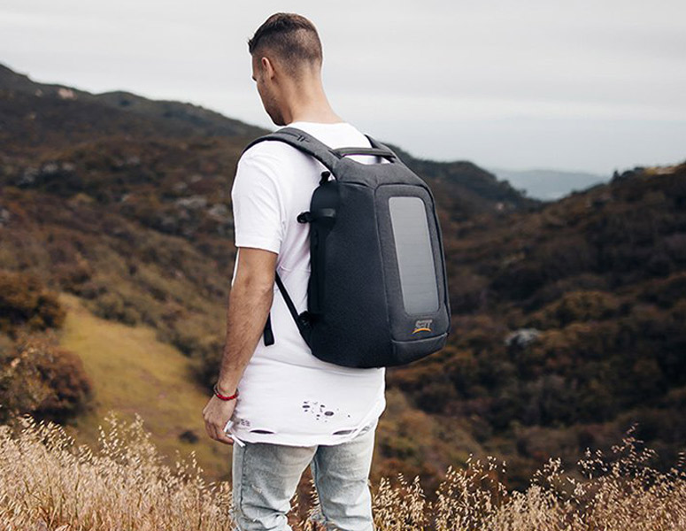Numi Smart Travel Backpack With Solar Panel