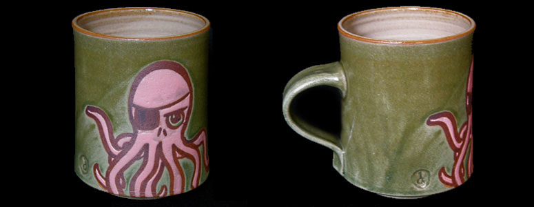 Octopus Pirate Mug