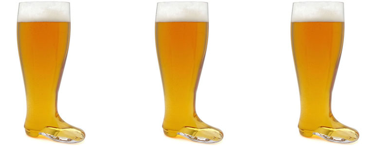 Oktoberfest Glass Beer Boots