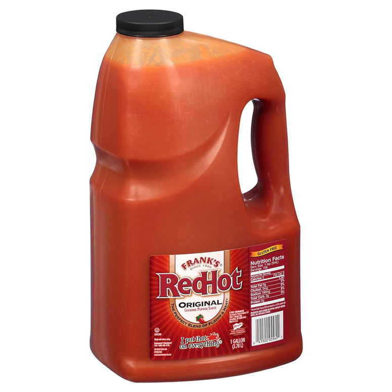 bringe handlingen verden ketcher One Gallon Jug of Frank's RedHot Cayenne Pepper Sauce | The Green Head