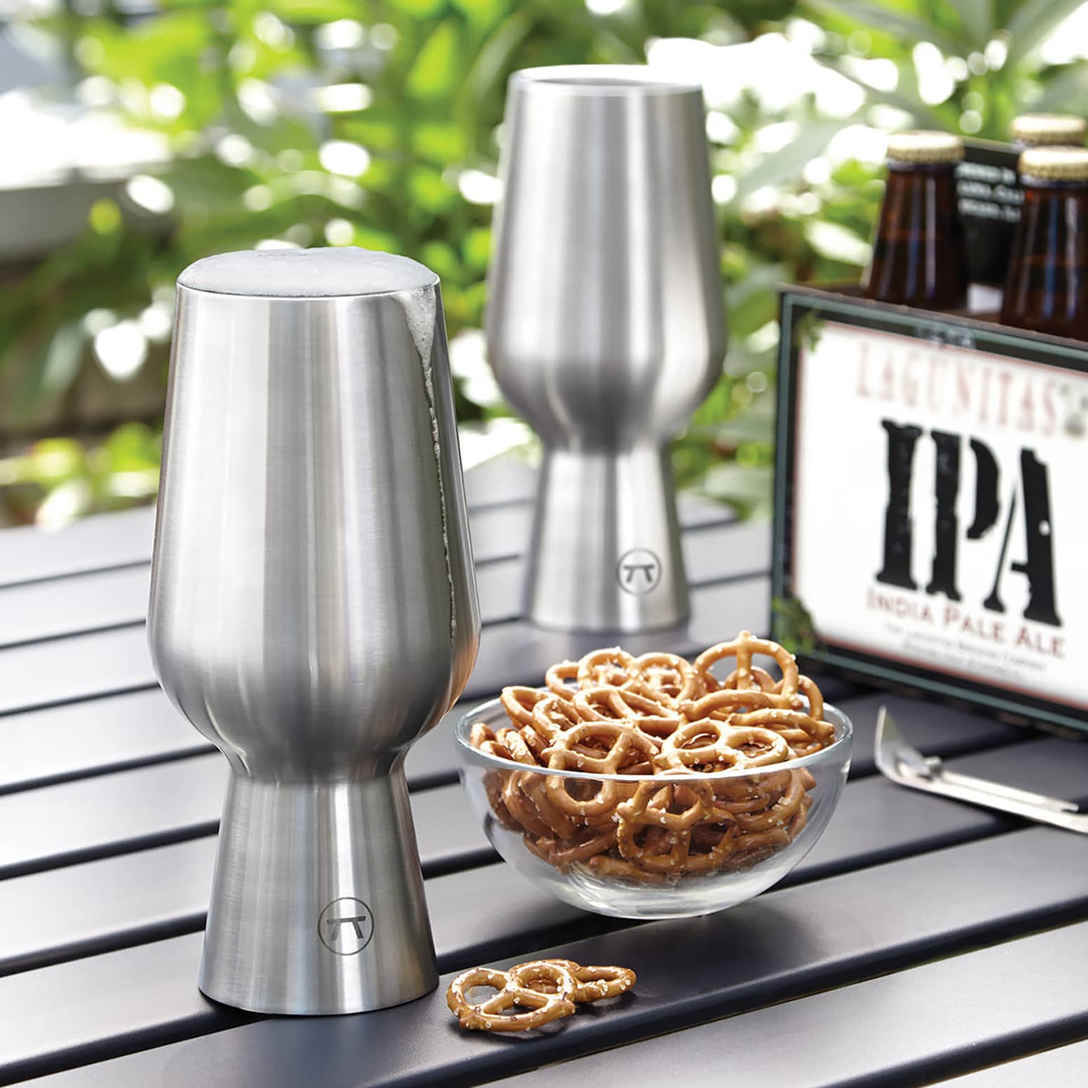 Outset Double Wall Stainless-Steel IPA Beer Chalices