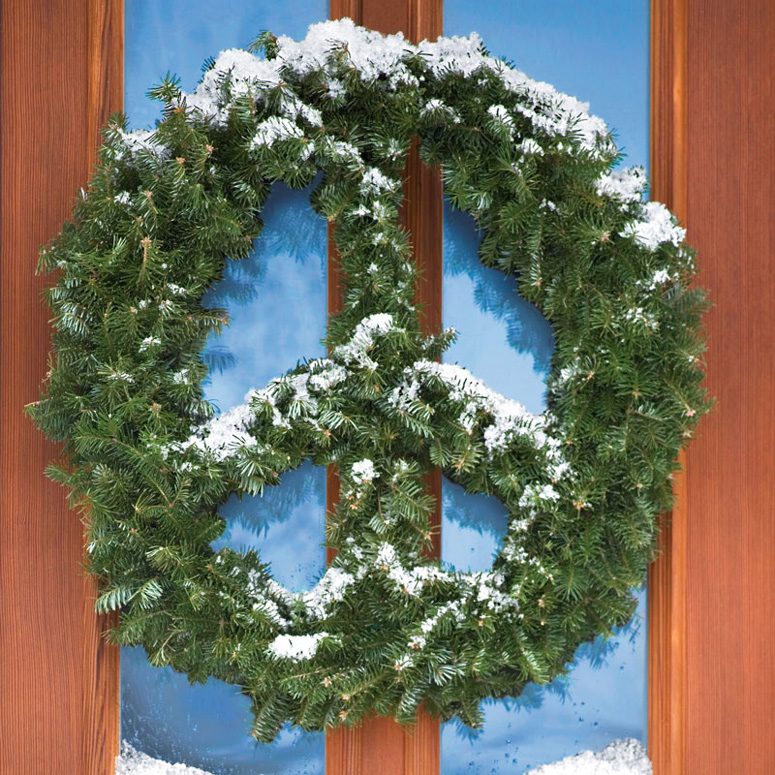 Peace Sign Wreath