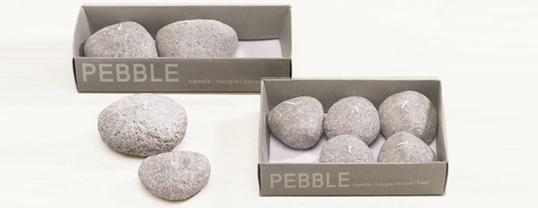 Pebble Candles