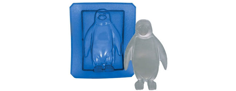 Penguin Ice Box Buddy - Silicone Ice Mold