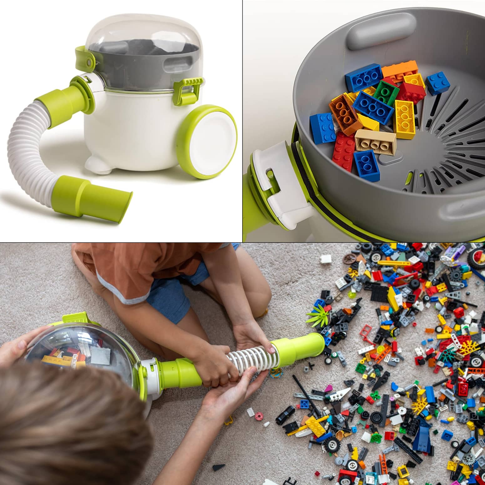 Pick Up Bricks - Toy Brick Cleanup Vacuum for Kids