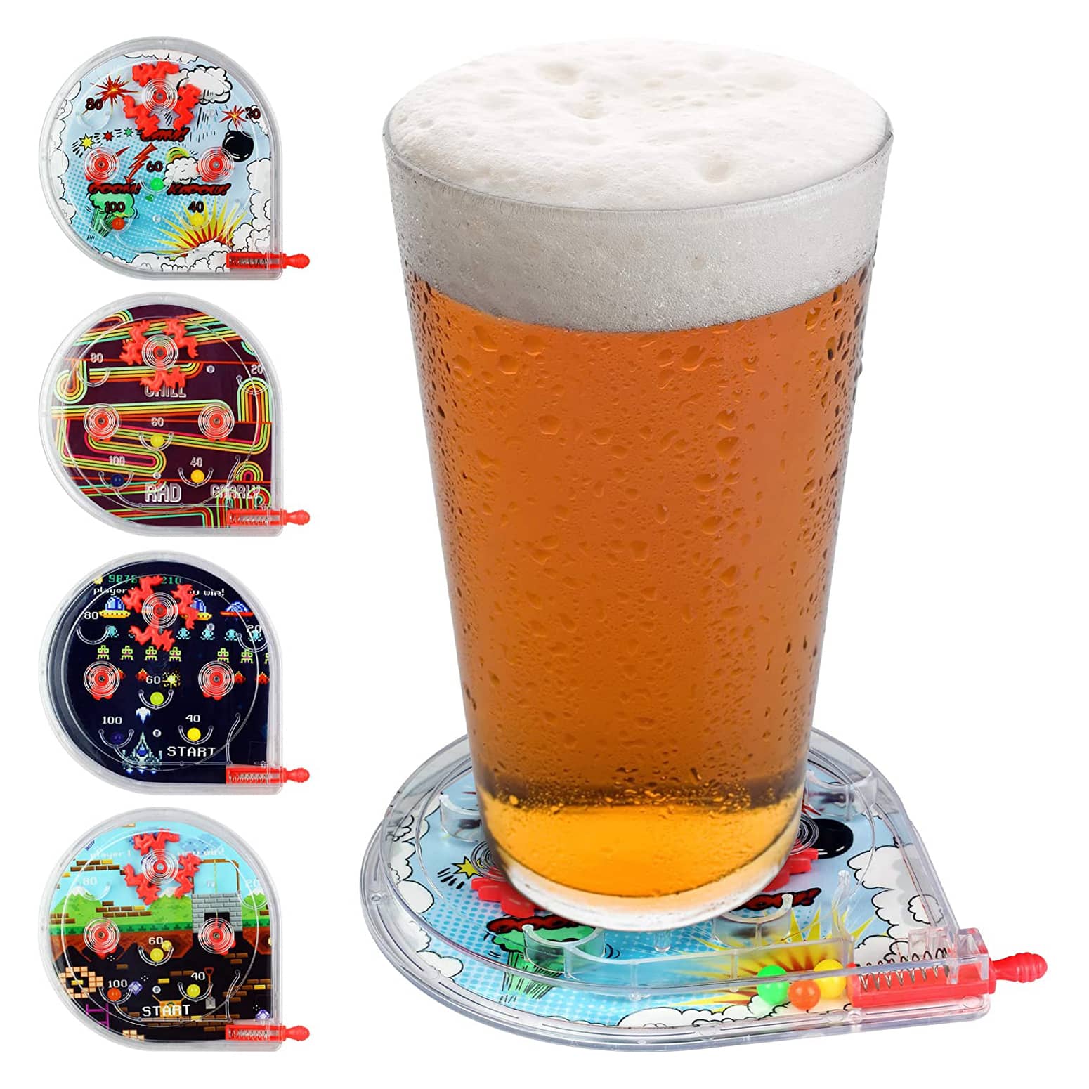 Pinball Drink Coasters