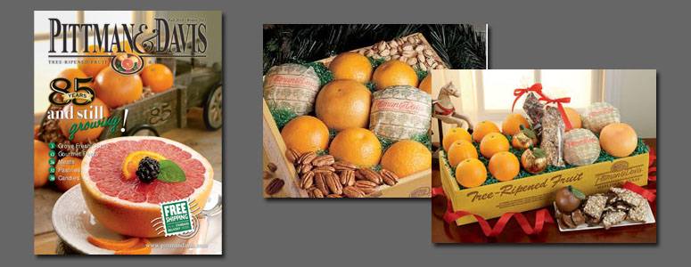 Pittman and Davis - Gourmet Fruit Gift Baskets Catalog