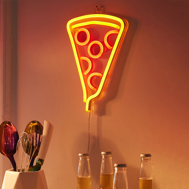 Pizza Slice Neon Sign