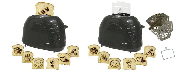 Pop Art Toaster - Brand Images Onto Your Toast