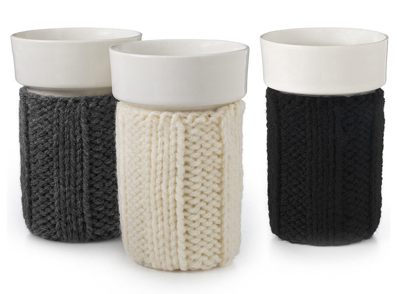 Porcelain Cups With Sweater Sleeves