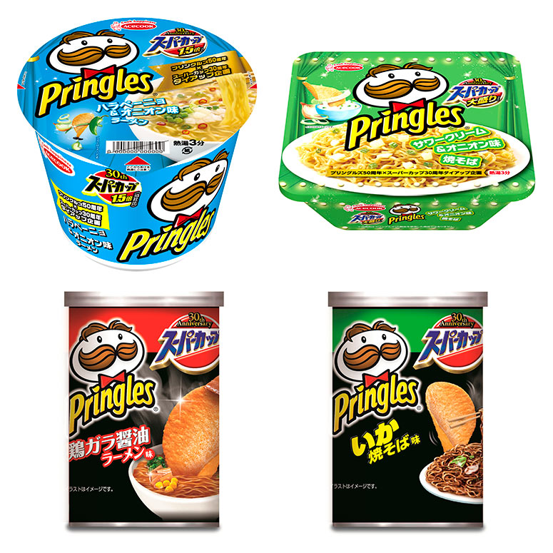 Pringles-Flavored Ramen Noodles and Ramen-Flavored Pringles