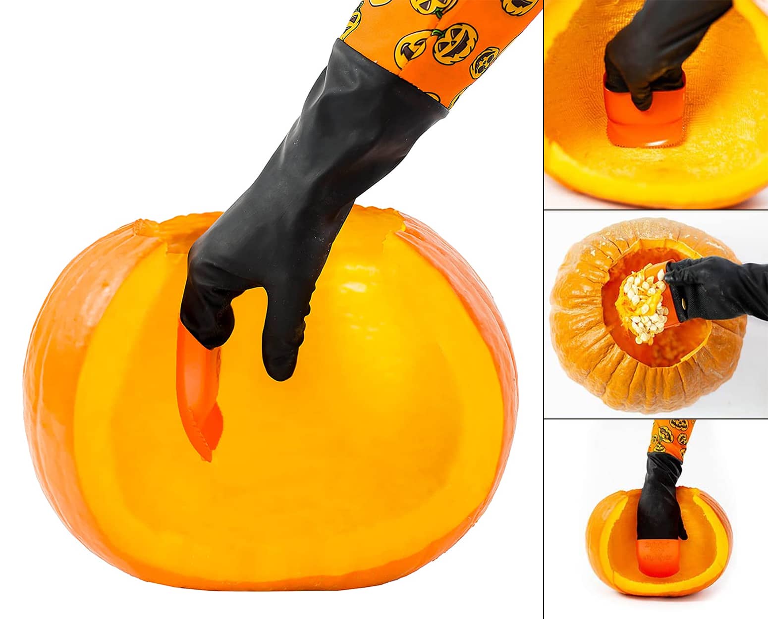 Pumpkin Scraper Glove