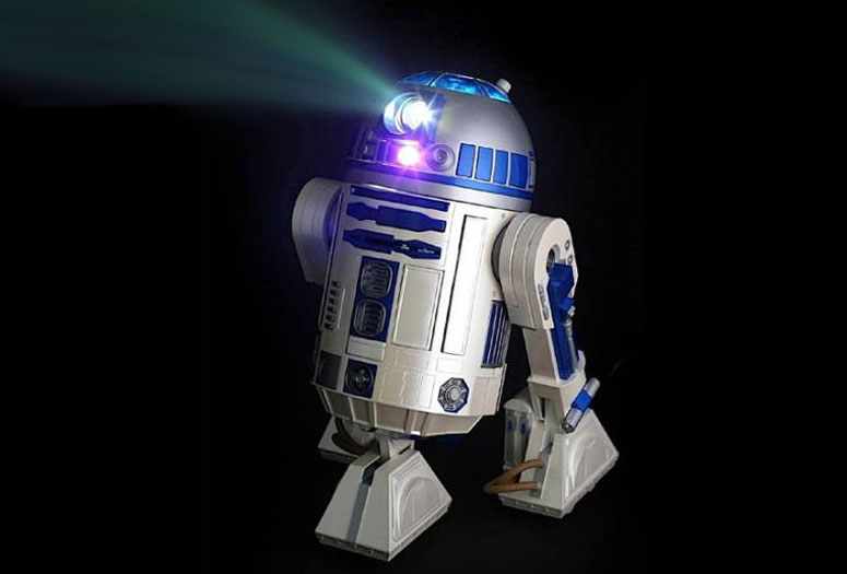 R2-D2 - Ultimate Digital Audio and Video Projector (VIDEO)