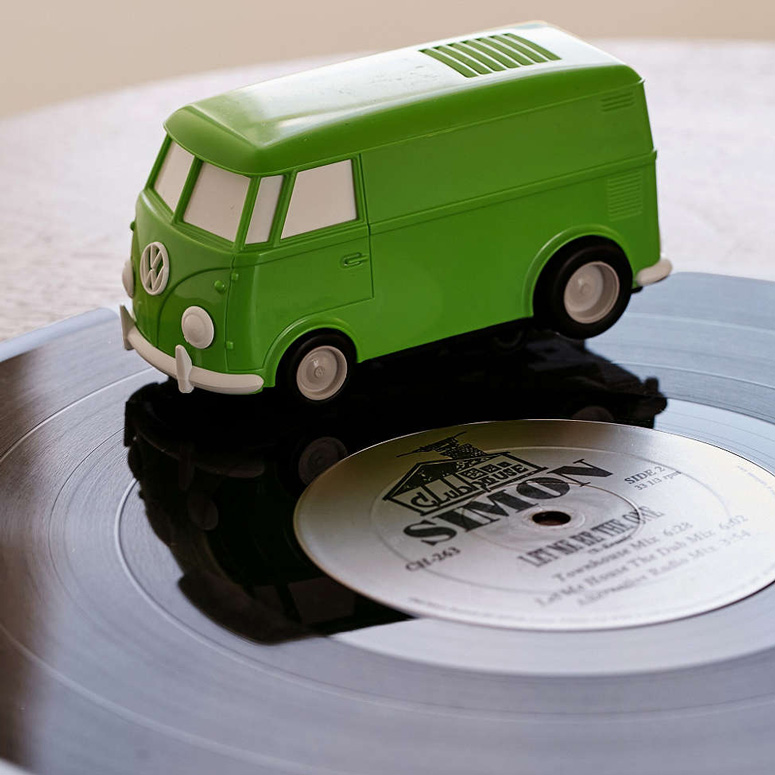 Record Runner - VW Bus Portable Self-Contained Vinyl Record Player