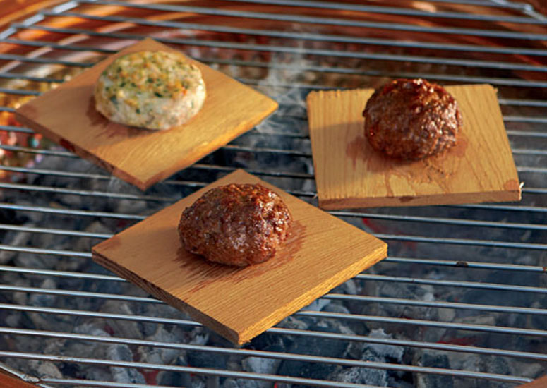 Red Oak Burger Grilling Planks