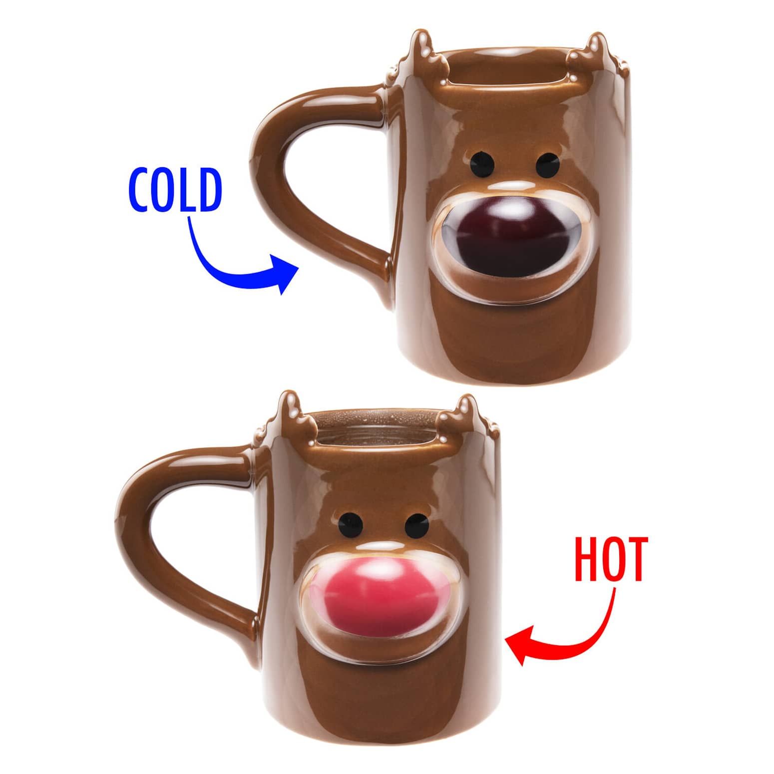 Reindeer Heat-Sensitive Color-Changing Coffee Mug