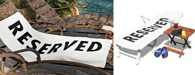 Reserved Beach Towel