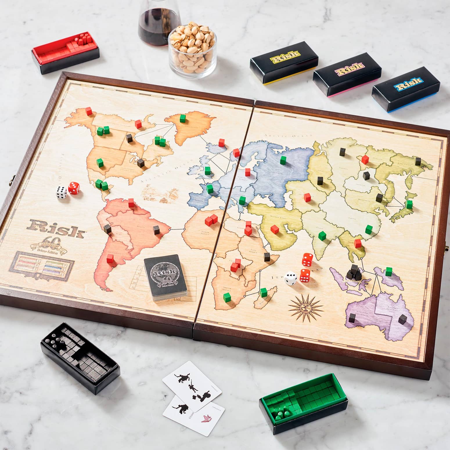 Risk Board Game - Deluxe 60th Anniversary Edition