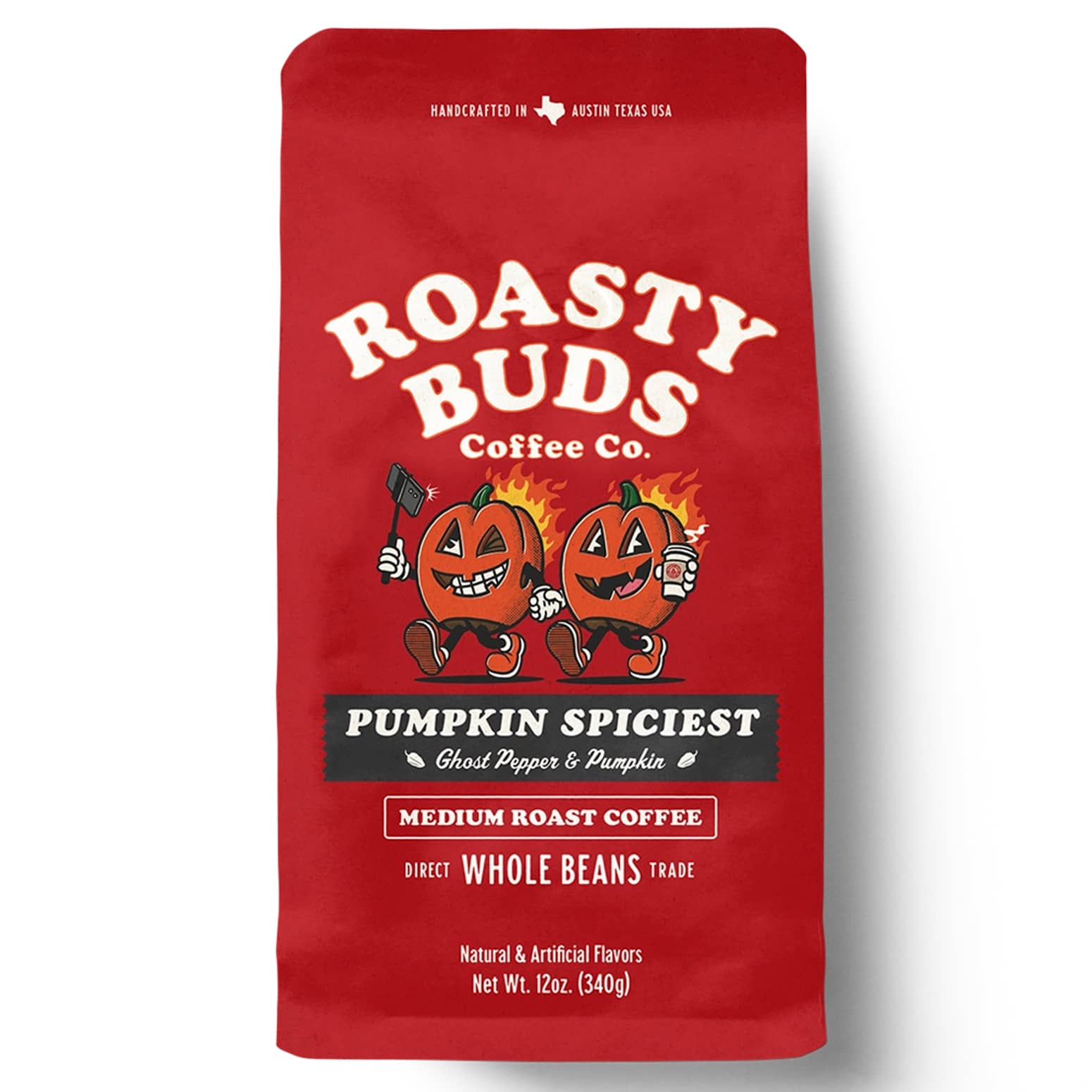 Roasty Buds Pumpkin Spiciest - Ghost Pepper Infused Pumpkin Spice Coffee