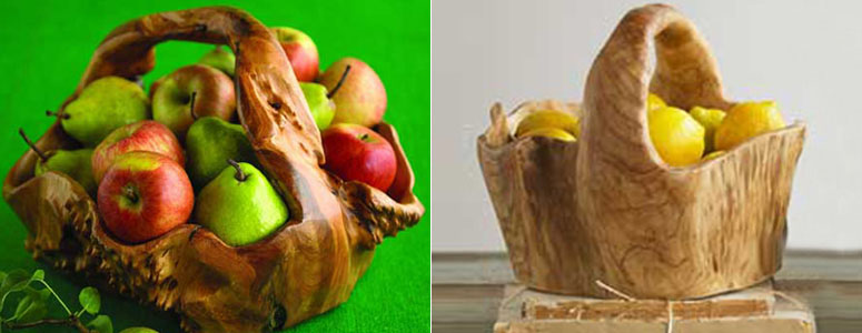 Root Basket Of Fruit