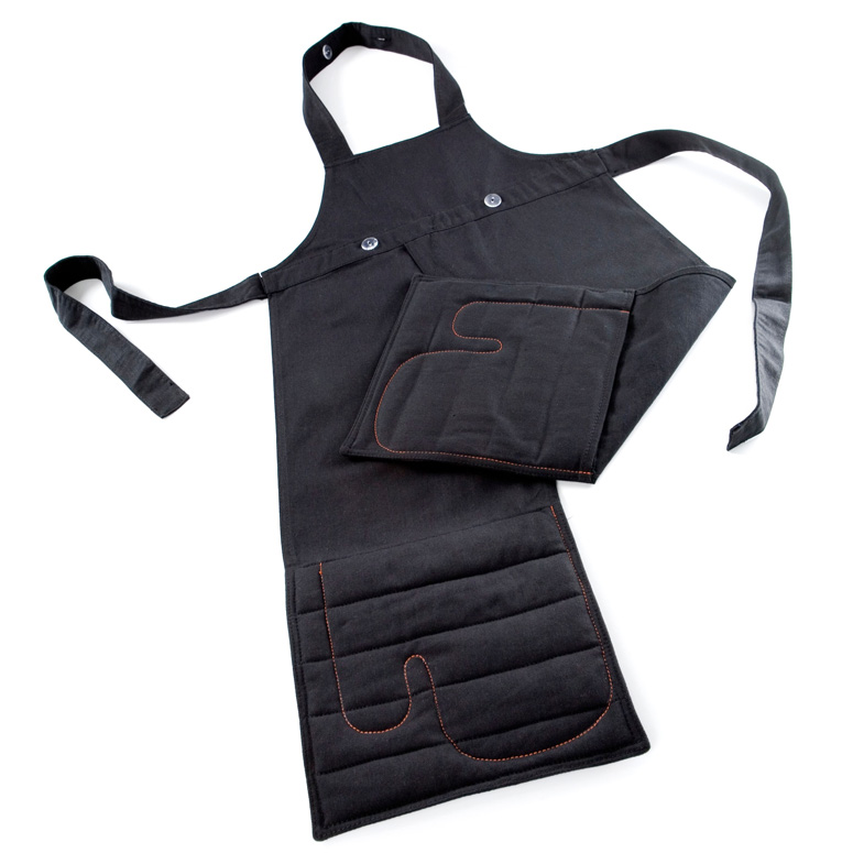 Royal VKB Mitten Apron - Apron With Built-In Oven Mitts