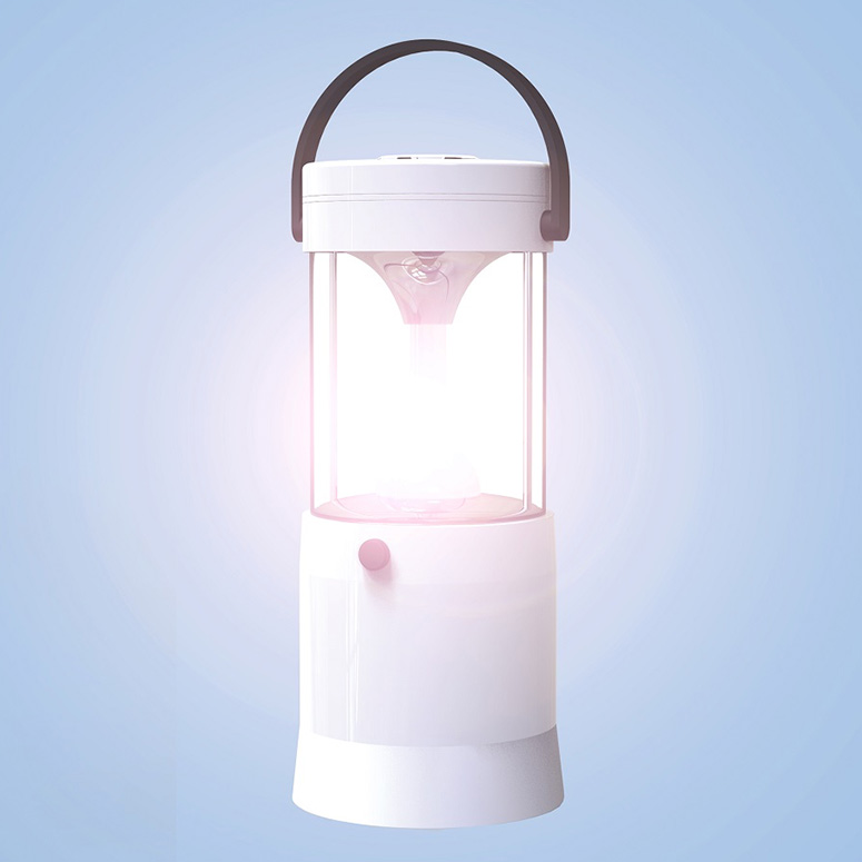 Saltwater-Powered LED Lantern