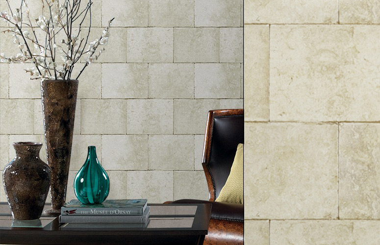 Sandstone Block Wallpaper