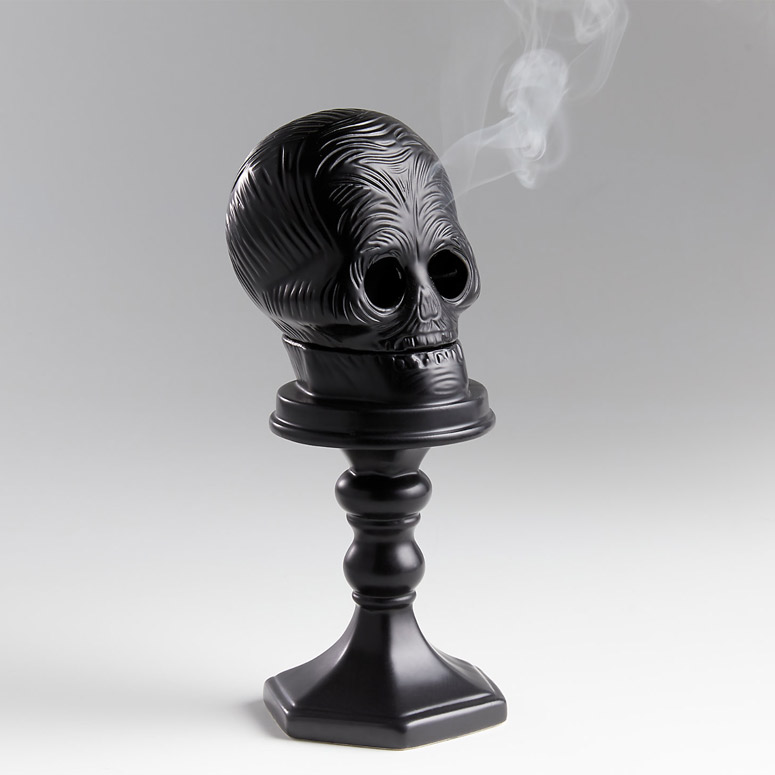 Scary Skull Incense Burner