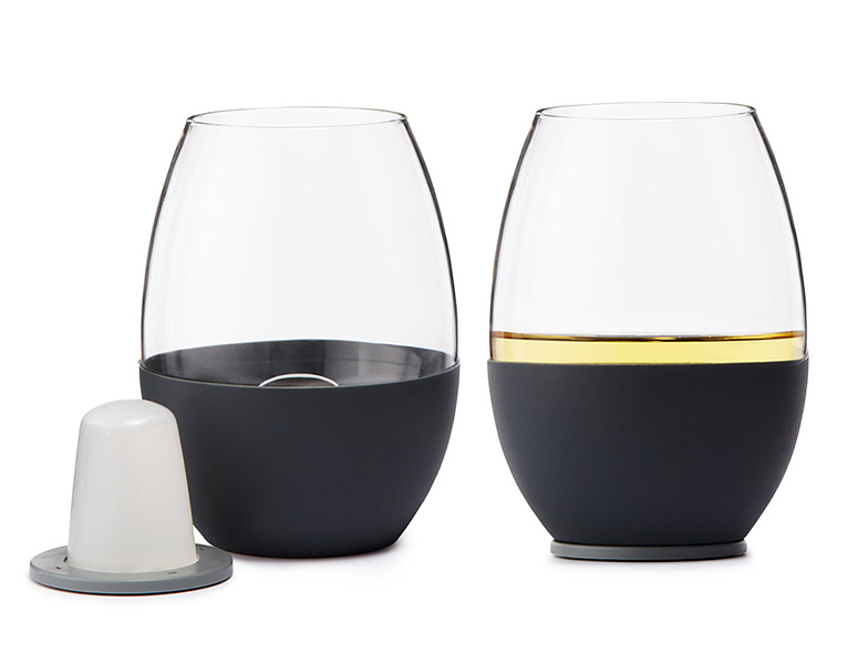 Self-Chilling Wine Glasses