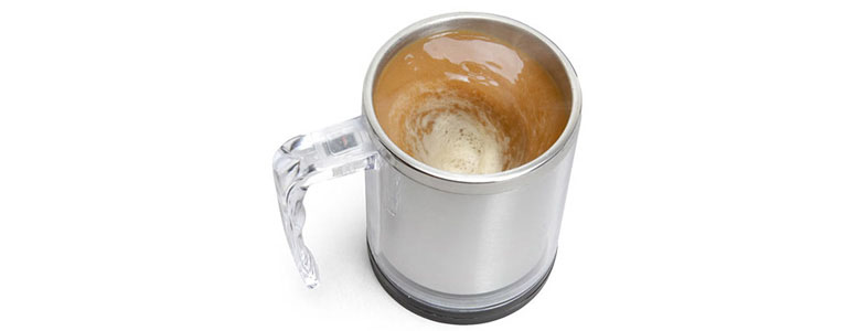 Self-Stirring Coffee Mug