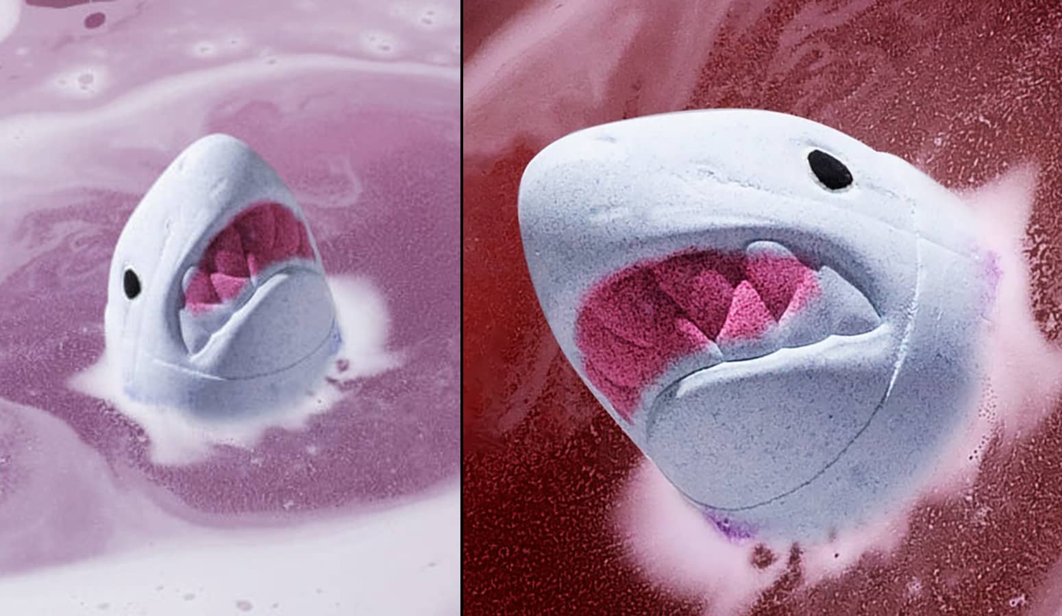 Shark Attack Bath Bomb - Turns Your Tub Into a Bloodbath!