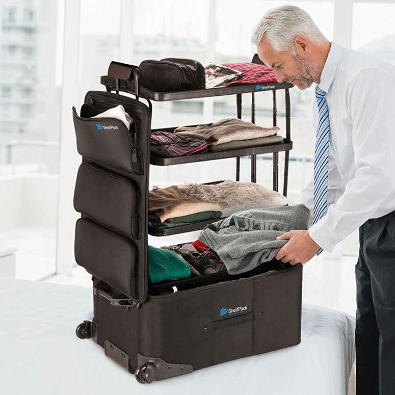 ShelfPack - Suitcase With Built-In Shelves