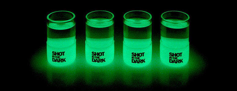 Shot in the Dark - Glow in the Dark Shot Glasses