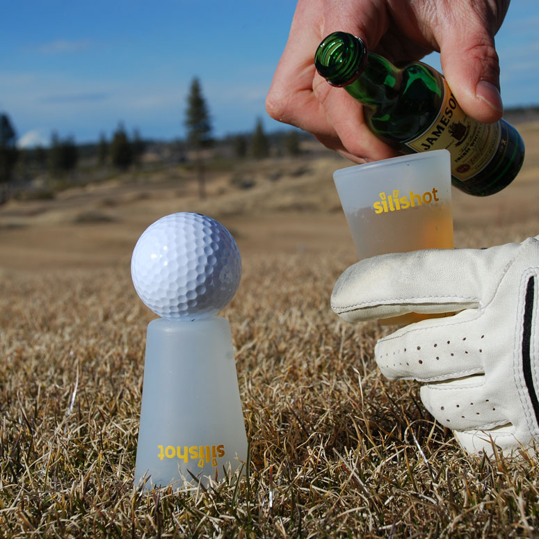 SiliShot - Silicone Shot Glass, Bottle Topper, and Golf Tee