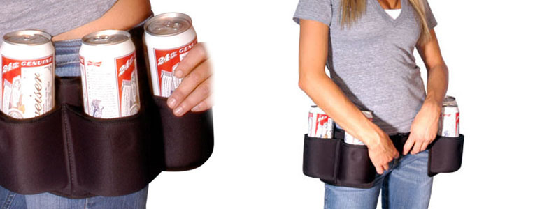 Ultimate Beer Belt Six-Can Holster