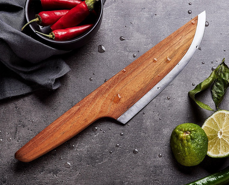 Skid Wooden Chef Knives