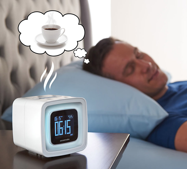 Smell the Coffee Scented Alarm Clock