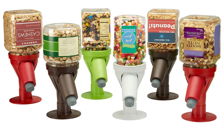 Snack Spout - Nut and Candy Jar Dispenser