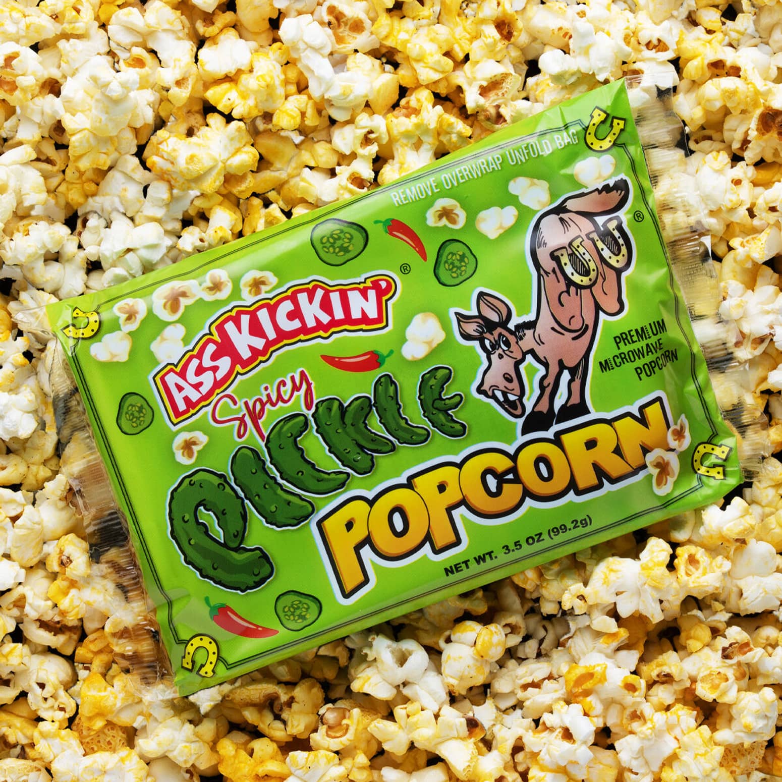 Spicy Dill Pickle Popcorn